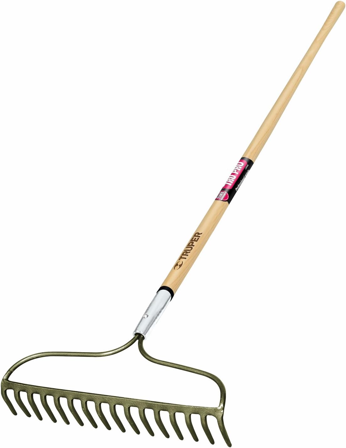 Truper 31374 Tru Pro 16 Teeth Forged Bow Rake