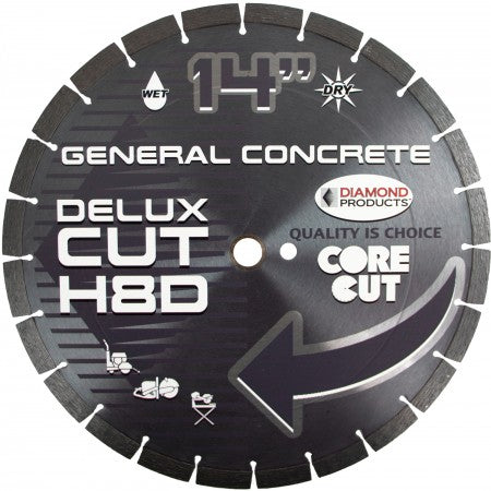 16" X .125 X 1" Delux-Cut High-Speed Diamond Blade