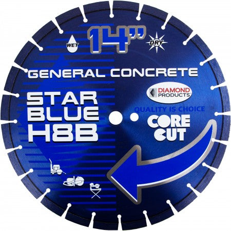 16” x .125 x UNV Star Blue High Speed Diamond Blade
